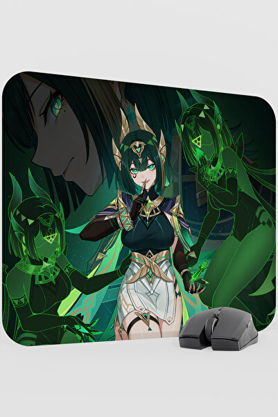 mousepad bastir Nefer Genshin Impact Anime Player V4 - 48X40 XL Gaming Mouse ...