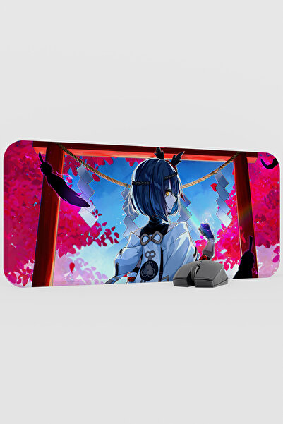 mousepad bastir لوحة ماوس للألعاب Kujou Sara Genshin Impact Anime Player V3 -...