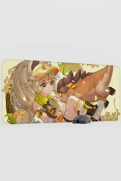 mousepad bastir Kachina Genshin Impact Anime Player V2 - 90X40 XXL Gaming Mou...
