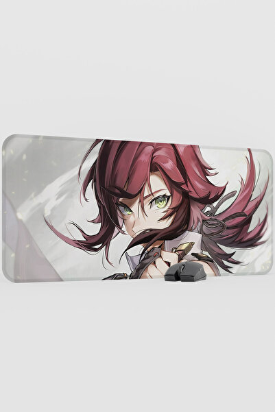 mousepad bastir Heizou Genshin Impact Anime Player V4 - 90x40 XXL لوحة ماوس ل...