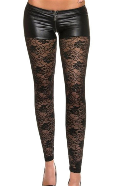 mtm My The Mall Mtm B 101428   Lace Detailed Shorts Leggings