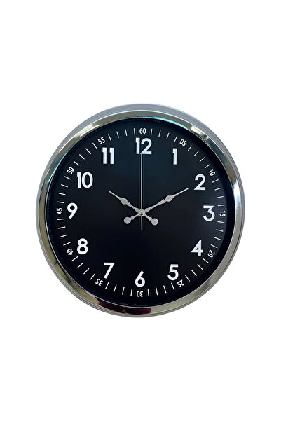 ForWhat 40cm Chrome Trend Type Wall Clock for Office Home Office Gift