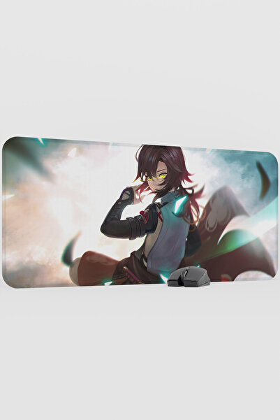 mousepad bastir Heizou Genshin Impact Anime Player V5 - 90X40 XXL Gaming Mous...