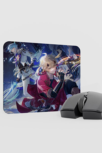 mousepad bastir لوحة ماوس للألعاب من ثوما جينشين إمباكت أنيمي جيبر V4 - 22X18