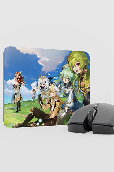 mousepad bastir Sucrose Genshin Impact Anime Player V5 - 22X18 Gaming Mouse P...
