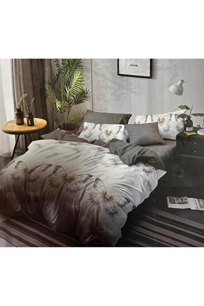 Casa de Vis 6-piece bed linen set with butterflies (with elastic)