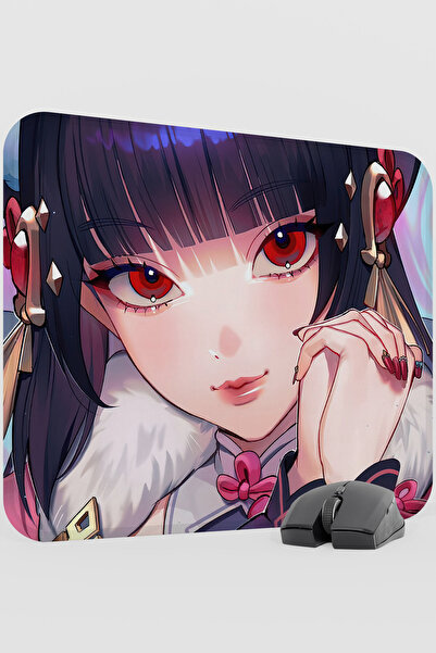 mousepad bastir لوحة ماوس للألعاب من Yun Jin Genshin Impact Anime Player V5 -...