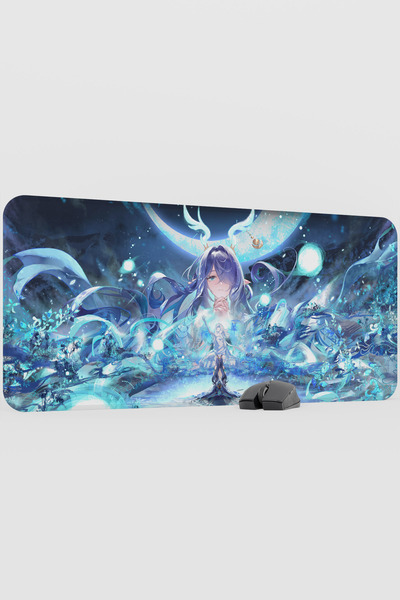 mousepad bastir Lauma Genshin Impact Anime Player V2 - 90X40 XXL Gaming Mouse...