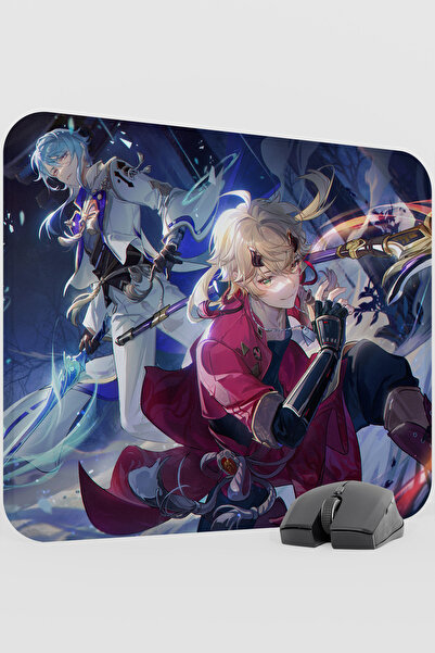 mousepad bastir لوحة ماوس للألعاب من ثوما جينشين إمباكت أنيمي جيبر V4 - 48X40 XL