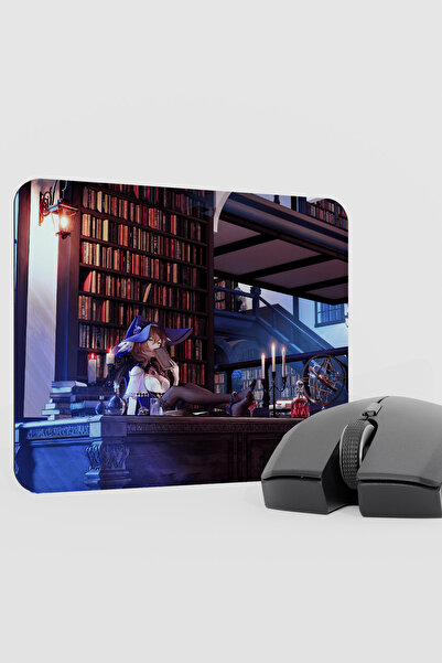 mousepad bastir Lisa Genshin Impact Anime Player V2 - 22X18 Gaming Mouse Pad ...