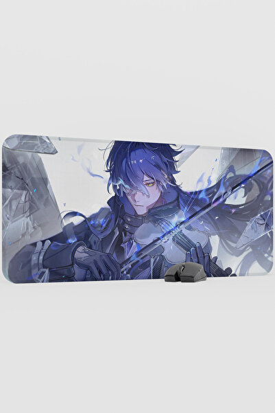 mousepad bastir Flins Genshin Impact Anime Player V4 - 90X40 XXL Gaming Mouse...