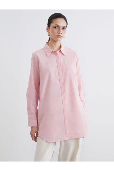LC Waikiki Women's Textured Shirt Tunic