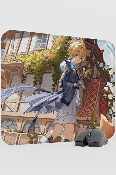 mousepad bastir Mika Genshin Impact Anime Player V1 - 48X40 XL Gaming Mouse P...