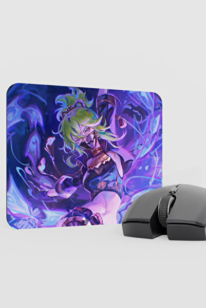 mousepad bastir Kuki Shinobu Genshin Impact Anime Player V1 - 22X18 لوحة ماوس...