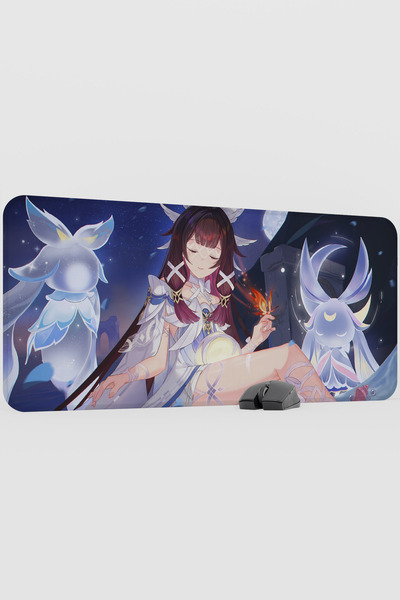 mousepad bastir Columbina (Damselette) Genshin Impact Anime Player V2 - 90X40...