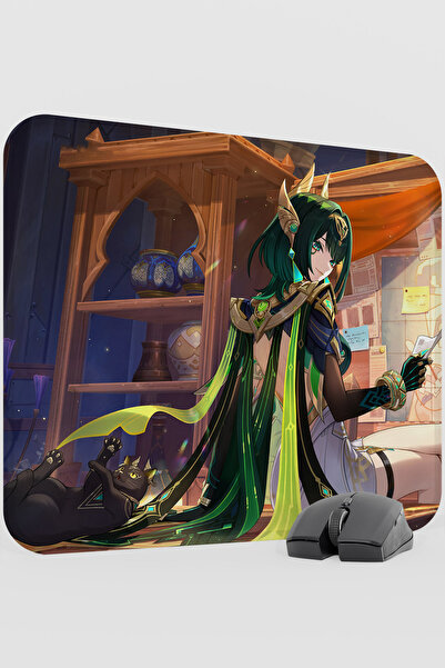 mousepad bastir Nefer Genshin Impact Anime Player V2 - 48X40 XL Gaming Mouse ...