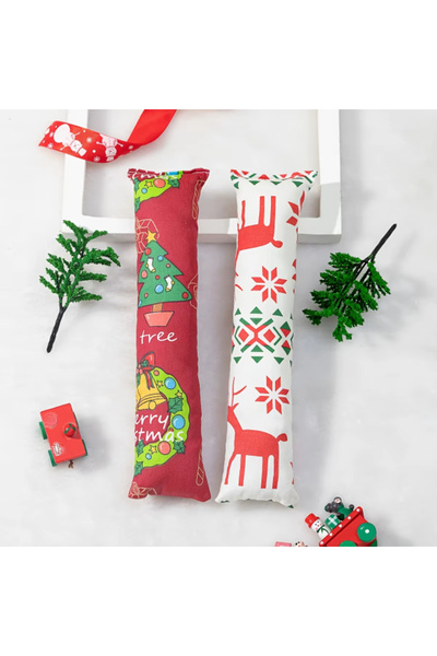 ForWhat Christmas Style Cloth Toy with Rustle for Office Home Office Pet Cat ...