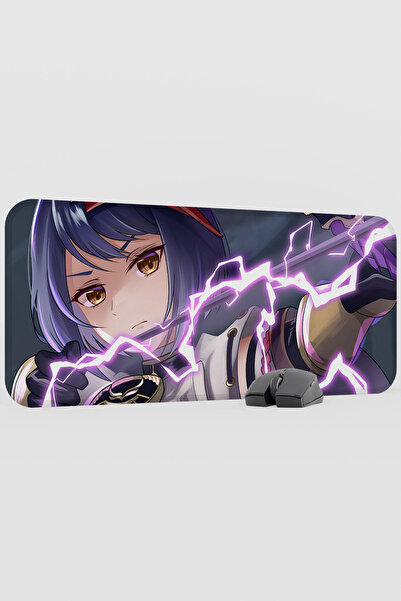 mousepad bastir لوحة ماوس للألعاب من كوجو سارا جينشين إمباكت أنيمي جيجر V5 - ...