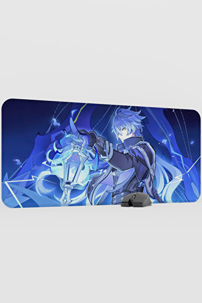 mousepad bastir Flins Genshin Impact Anime Player V1 - 90X40 XXL Gaming Mouse...