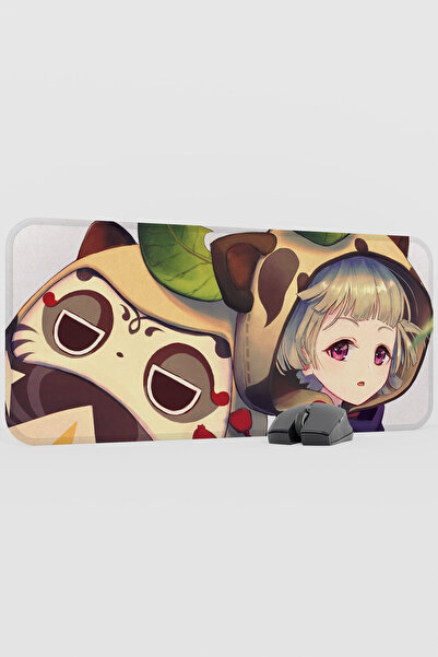 mousepad bastir لوحة ماوس للألعاب من سايو جينشين إمباكت أنيمي جيبر V4 - 70x30 XL