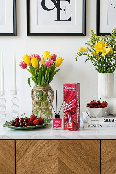 Xalore Çubuklu Ev Kokusu 100 ml Strawberry & Cherry | Gurme Tatlı Meyveli Kal...