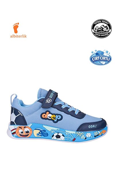 AlbiShoes Pantofi sport pentru băieți, unisex, cu tematică de fotbal, de vară...