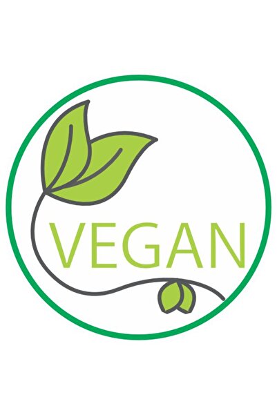 Generic (Unbranded) 500 etichete rotunde vegane - 25 mm, albe cu text verde