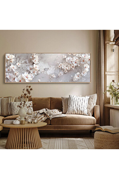 woodhomeworks Tek Parça Gerçek Ahşap Yatay Panorama Çerçeveli Tablo moda tasarım