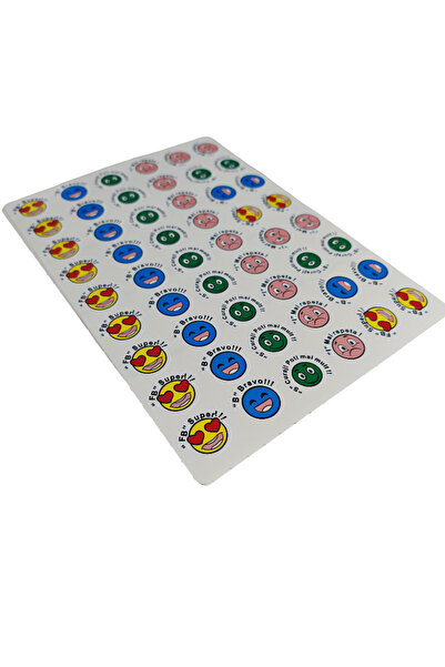 Generic (Unbranded) Cool School Reward Stickers A4 Set of 5 Sheets