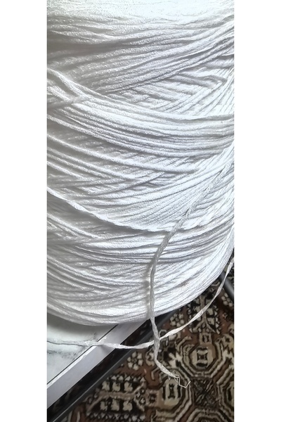 bymila خيط حياكة يدوي من الساتان الناعم 100 جرام