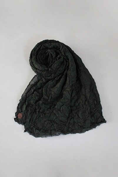 QUM İPEK Vual Kraş Şal Yeşil