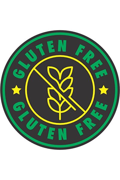 Generic (Unbranded) 500 etichete rotunde „FĂRĂ GLUTEN” - autocolante de 25 mm