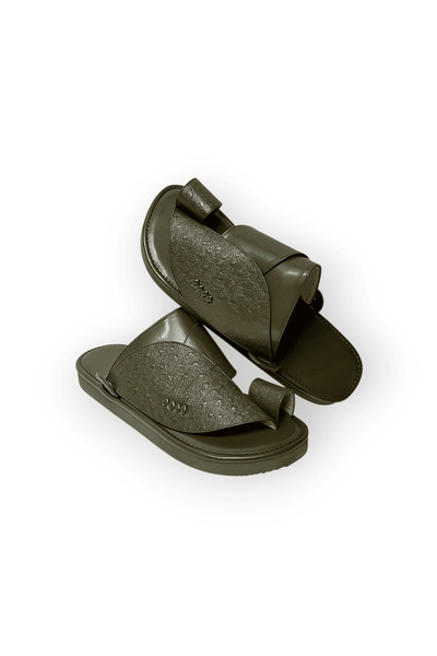 chic najd Oriental olive shoes, size 45