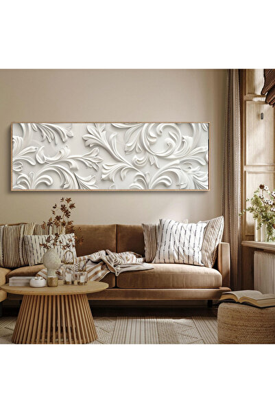 woodhomeworks Tek Parça Gerçek Ahşap Yatay Panorama Çerçeveli Tablo moda tasarım