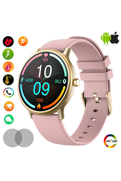 Zenark ® Y6 LITE, AMOLED, Blood Sugar, HRV, Blood Pressure, Heart Rate, Sleep...