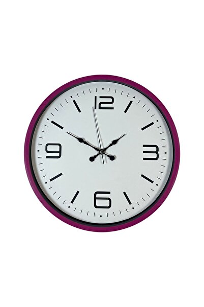 ForWhat 36cm Pink Style Decor Wall Clock for Office Home Office Gift