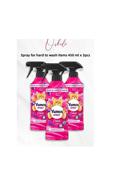 Ytuomzi Yumoş Spray de curățare Extra Orkide pentru articole dificile 3 X 450ml