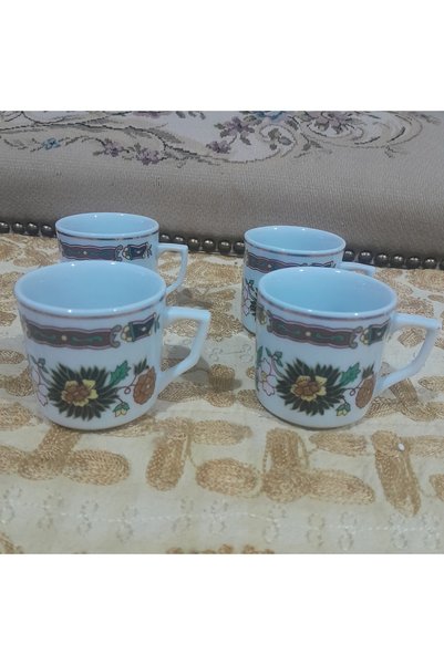 OSMANLI Antique Non-Lead 4-Piece Cup Set