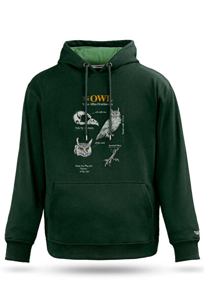 Tarrzzcom Hooded Sweatshirt Anatomy Owl Design Sweatshirt