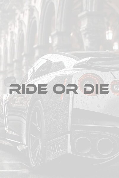 Turuncu Sticker ملصق RIDE OR DIE مقاس 20x2 سم - ملصق للسيارة - المحرك - الكمب...