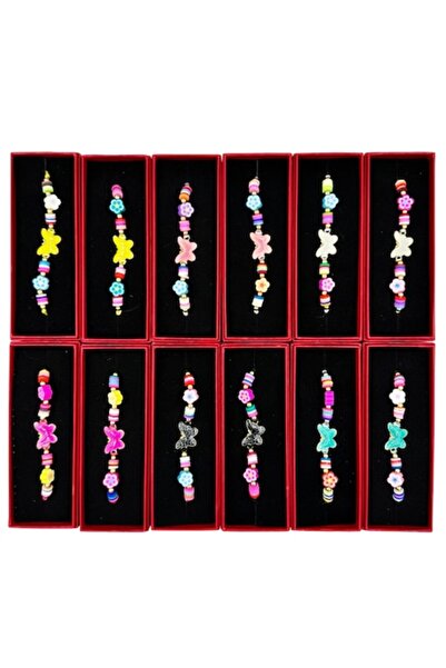 OricareFain Set of 12 Martisor Bracelets with Boxes