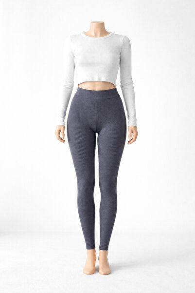 belpa Sıla Sella Ribbed High Waist Sports Leggings