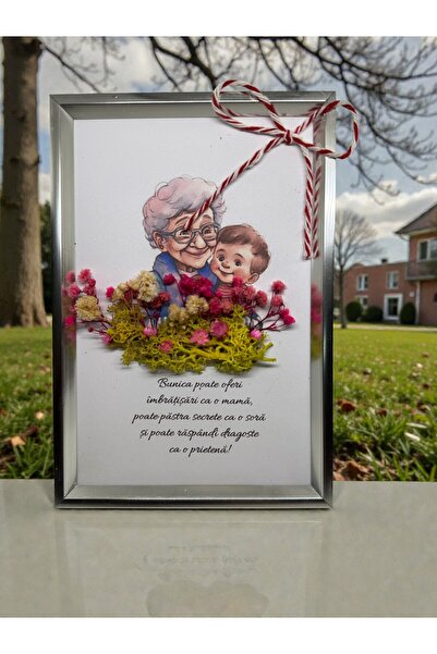 OEM Tablou cu mesaj pentru Bunica-nepot, 10x15cm
