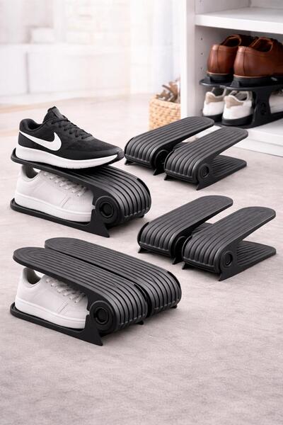 ŞENFA HOME منظم أحذية/منظم أحذية/جهاز توفير المساحة داخل الخزانة/6 قطع