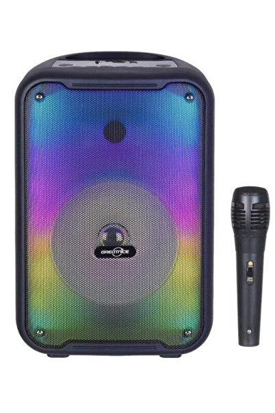 OEM Boxa Portabila GTS-1726 Bluetooth 8 Inchi Lumini LED RGB cu Microfon