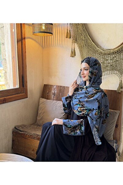 Tamaray Brown velvet abaya