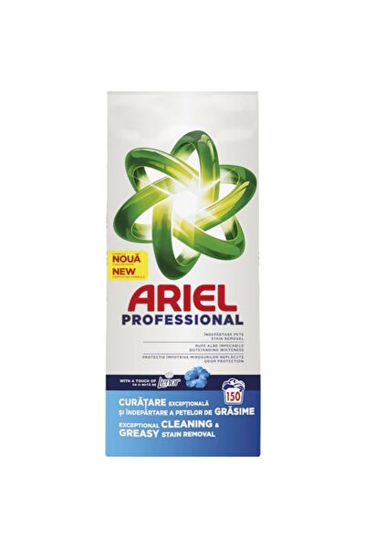 Ariel PROFESSIONAL AUTOMATIC POWDER DETERGENT 9.75KG – TOUCH OF LENOR, 150 WA...