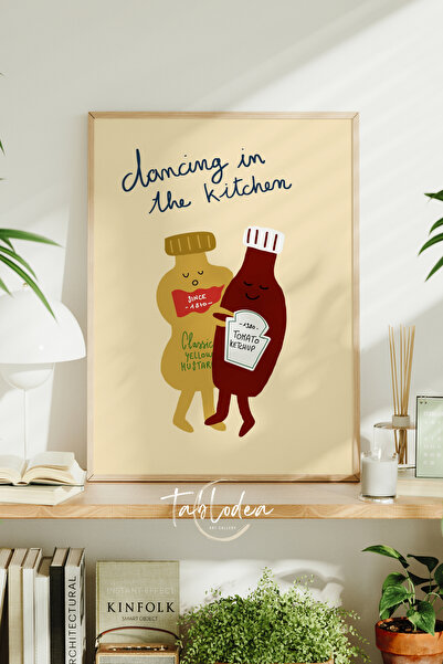 tablodea Zabavna kuhinja sa temom kečapa i senfa, plesna kuhinja, Pinterest s...
