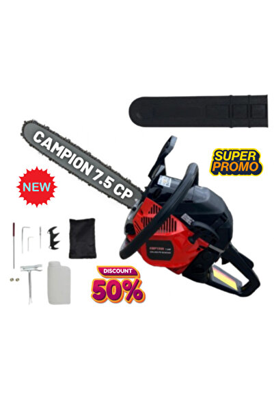 Campion Drujbă pe benzină Campion de 7,5 CP, 52 cm³, lamă de 40 cm