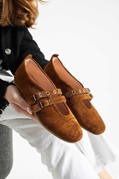 Vanessa Shoes Pantofi casual de damă din piele naturală, cu cataramă, din pie...